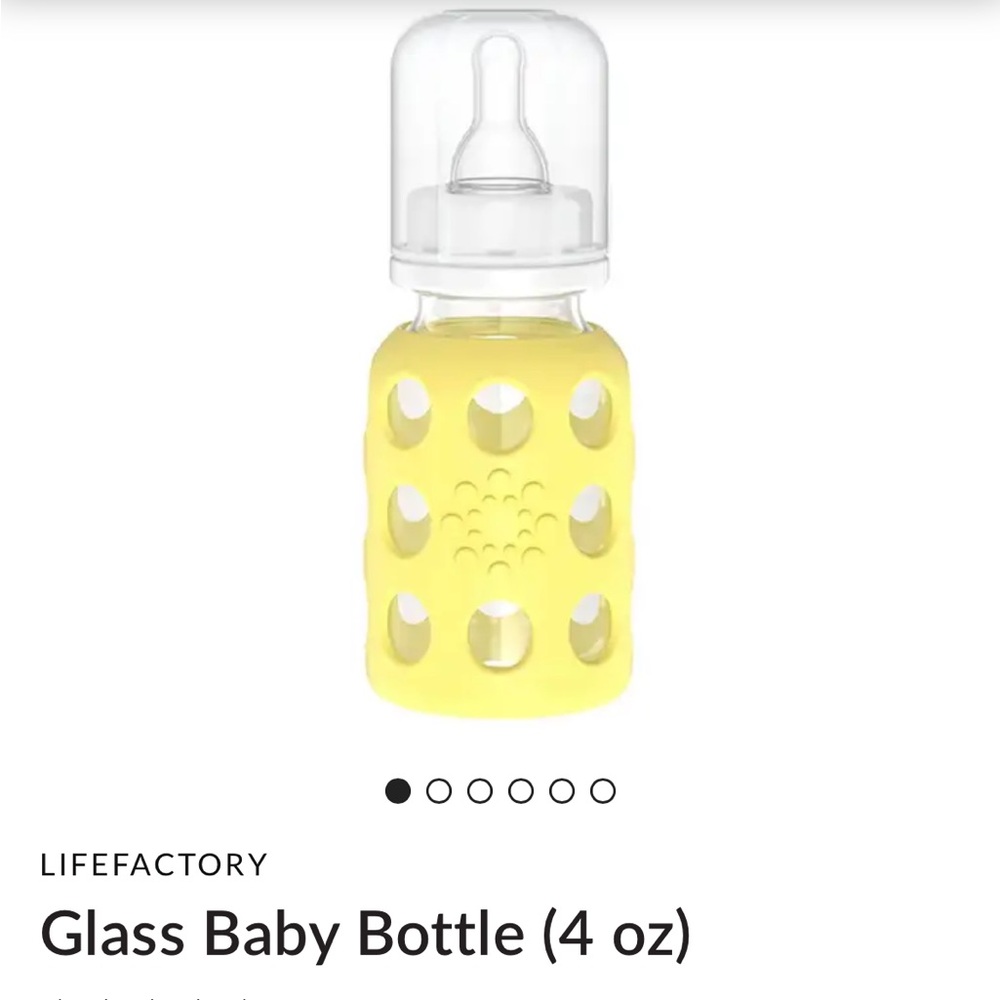 Life factory 4 oz baby bottle